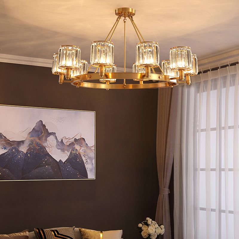 Contemporary Crystal Ceiling Pendant Light Sputnik Hanging Pendant Light for Dining Room