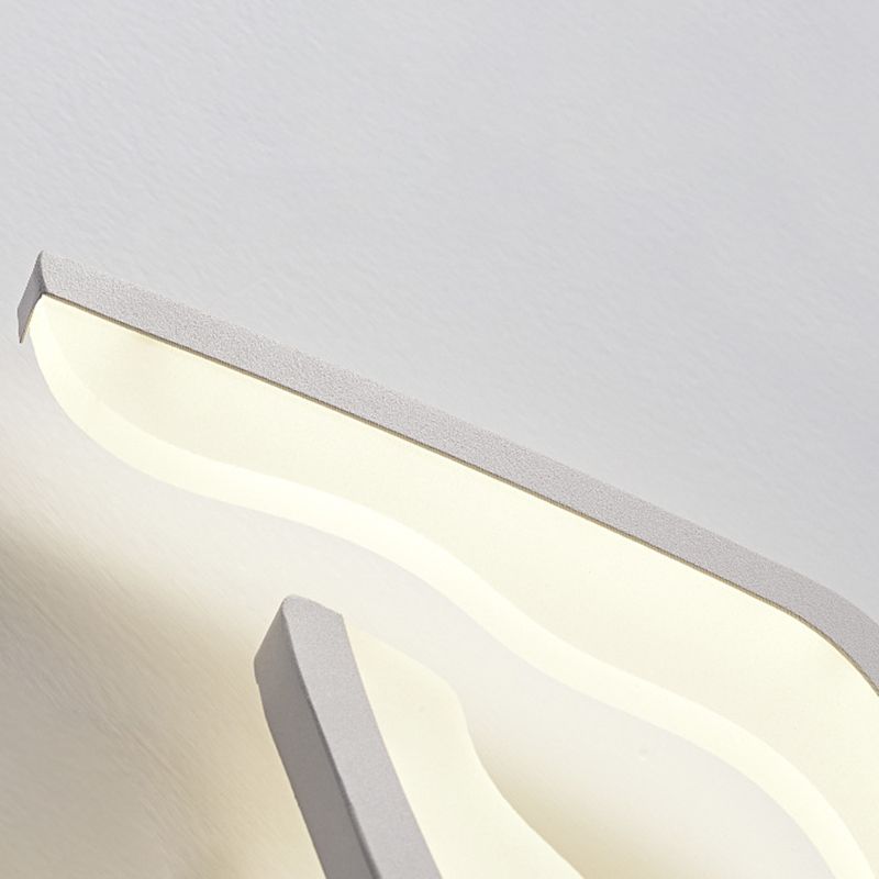 Geometric Wall Lighting Ideas Modern Metal 1 Light Wall Mounted Lighting in White