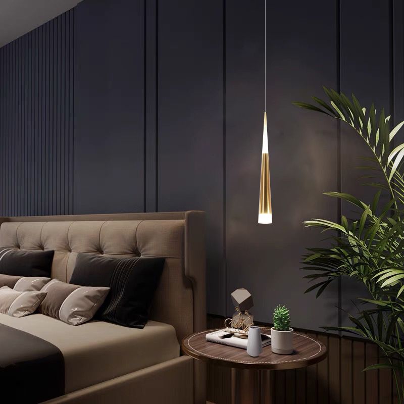 Geometric Shape Metal Hanging Light Modern Style 1 Light Hanging Light Fixtures