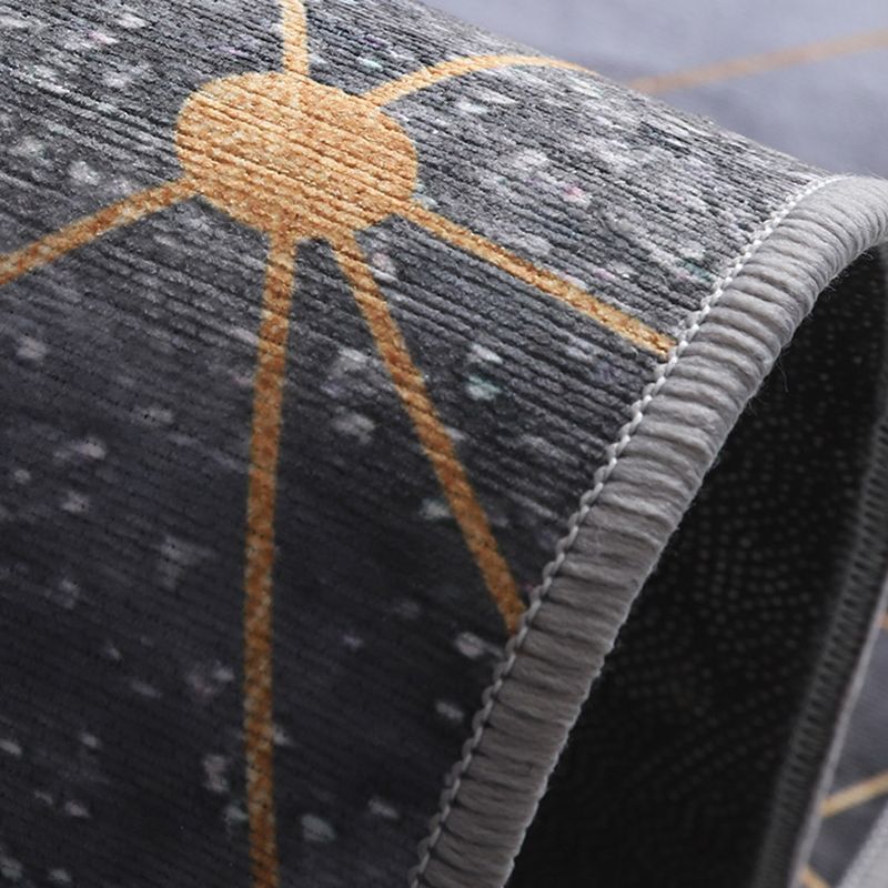 Creative Nordic Living Room Rug Colorful Indoor Rug Non-Slip Backing Area Carpet