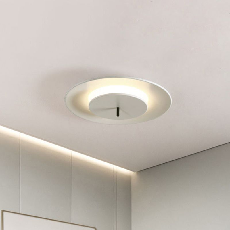Dubbele ringen plafondinbouwlampen Modern acryl 1-lichts plafondlamp