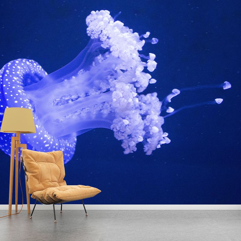 Contemporary Underwater World Wall Mural Wallpaper Eco-friendly in Bright Color