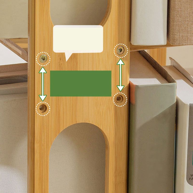 Modern Open Back Vertical Bookshelf Engineered Wood Bookcase for Study Room