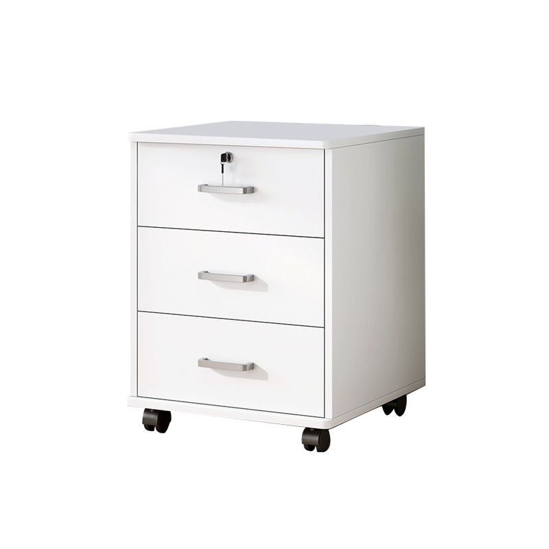 Locking File Cabinet Wood Modern Vertical File Cabinet with Drawers