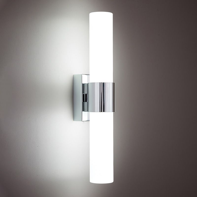 2 Lights Contemporary Wall Mounted Light Fixture Aluminum Indoor Flush Mount Wall Sconce