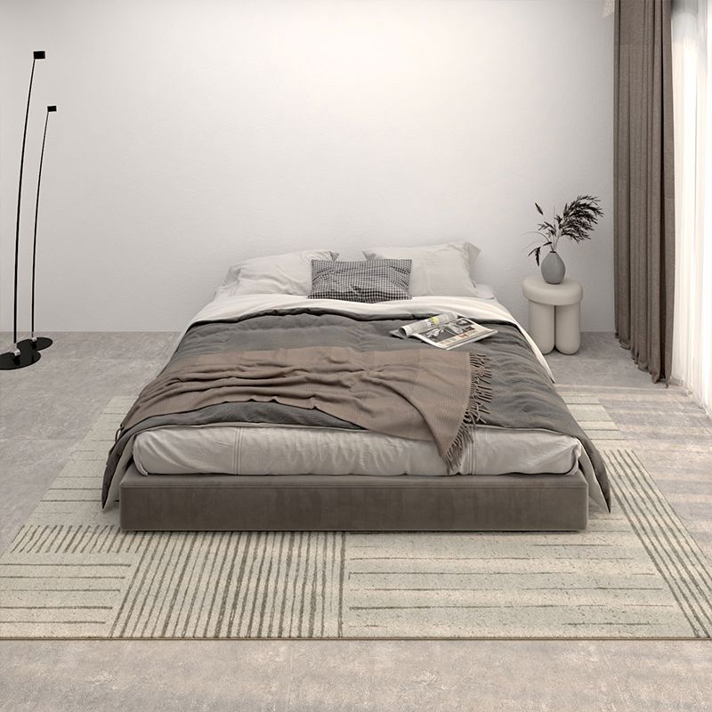 Modern Geometric Print Rug Multi Colored Polypropylene Indoor Rug Non-Slip Stain-Resistant Area Rug for Bedroom