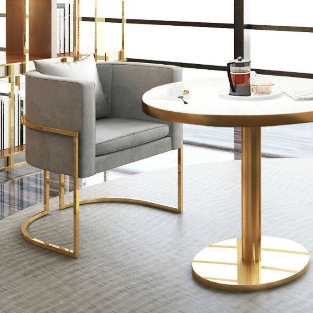 Glam 1/2/3/5 Pieces Dining Set Sintered Stone Dining Table Set for Dining Areas