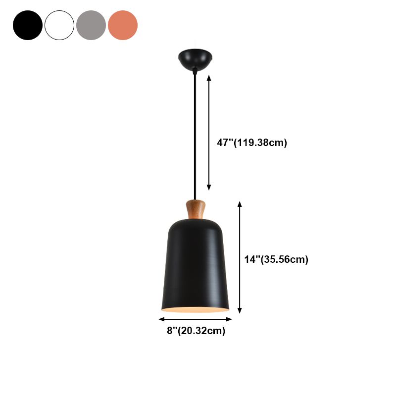 Luce a soffitto appeso a forma di cupola in metallo MODERNA MODERNA 1 LUCE LUCE