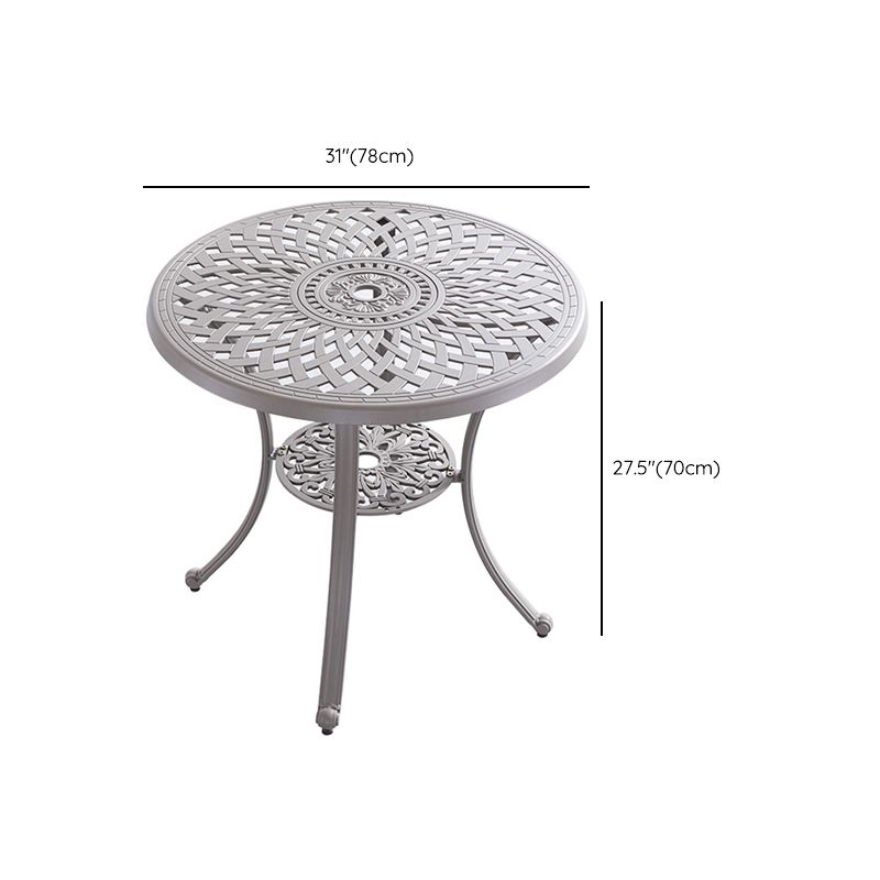 Modern Style Patio Table Outdoor Water Resistant Patio Table