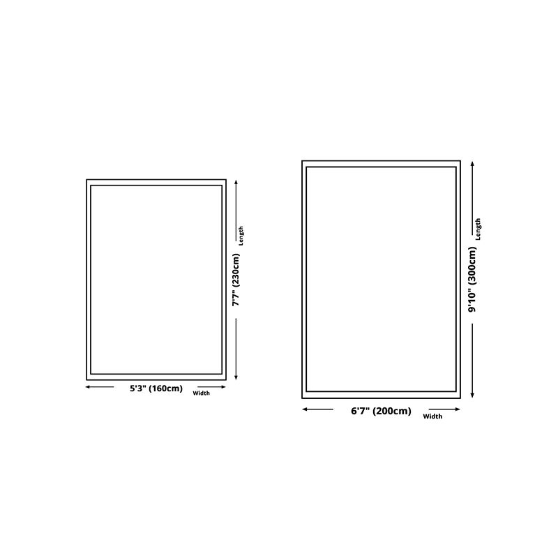 Light Brown Modern Rug Polyester Graphic Area Rug Non-Slip Backing Rug for Living Room