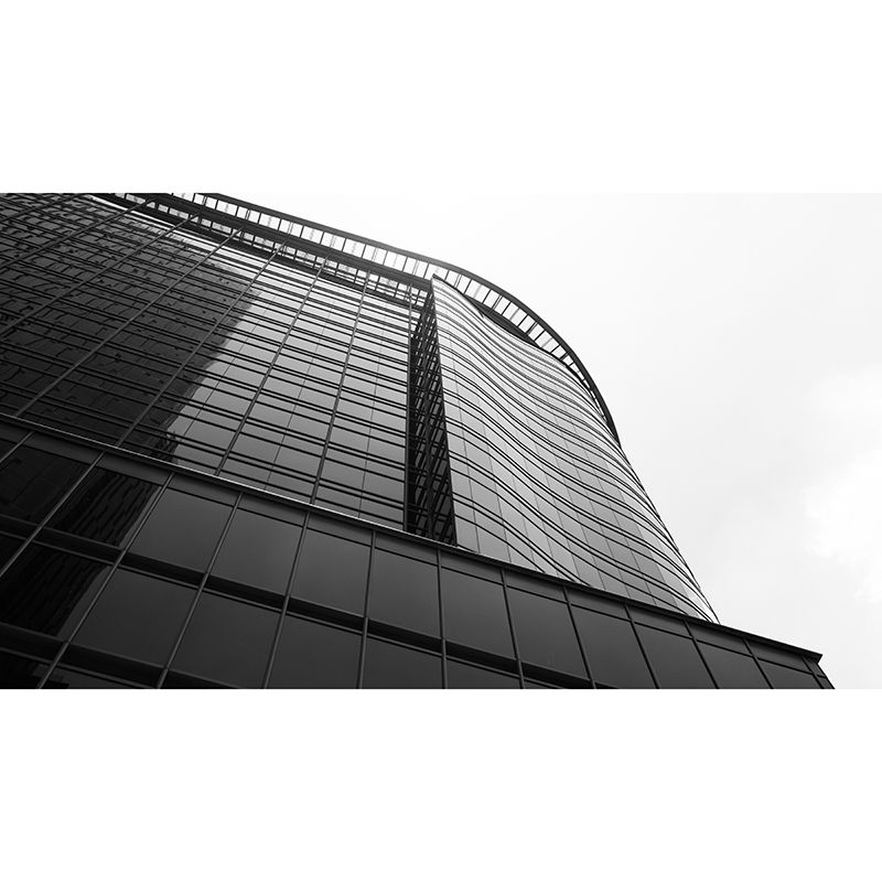 Contemporary Urban Architecture Murals for Coffee Shop Decoration, Moisture Resistant