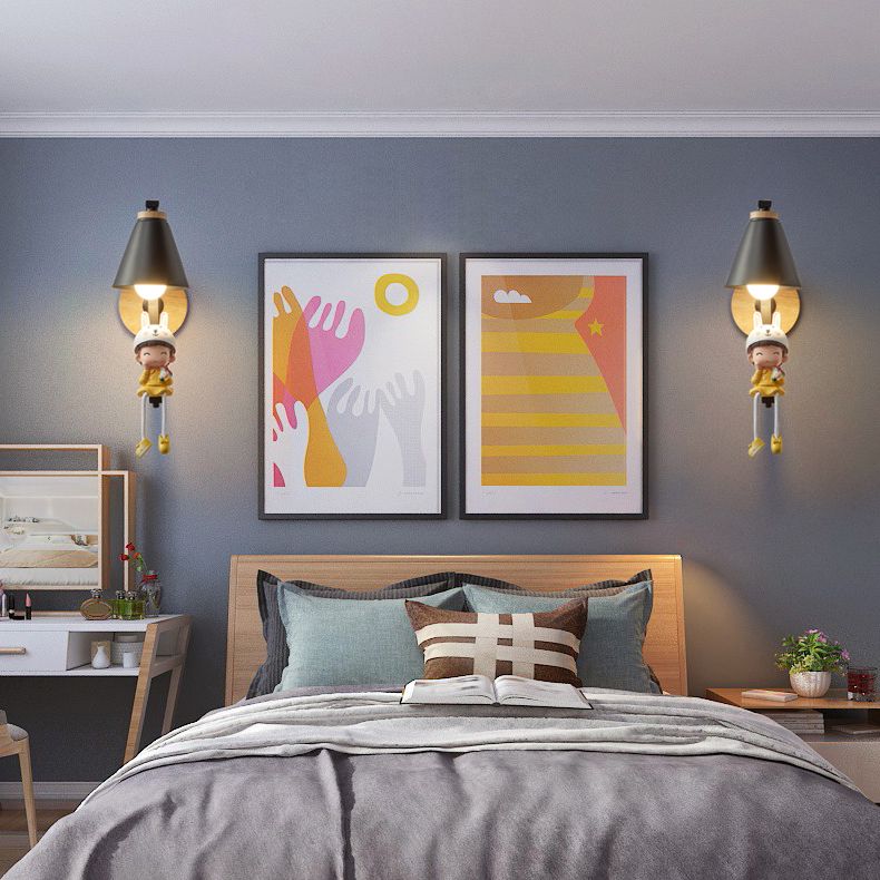 Conical Kids Slaapkamer Wand SCONCE LICHTING METAL NORDISCHE STYL SCONCE LICTE FICUTUUR