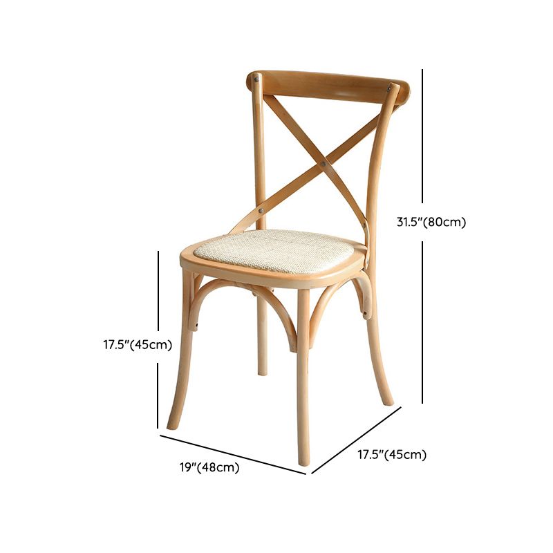 Natural Finish Pine Wood Dining Set 1/2/3/5/7 Pieces Modern Dinette Set