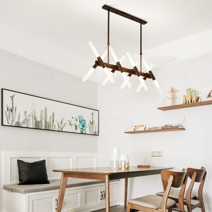 Modern Style LED Island Light Dining Room Simple Hanging Lamp Fixture