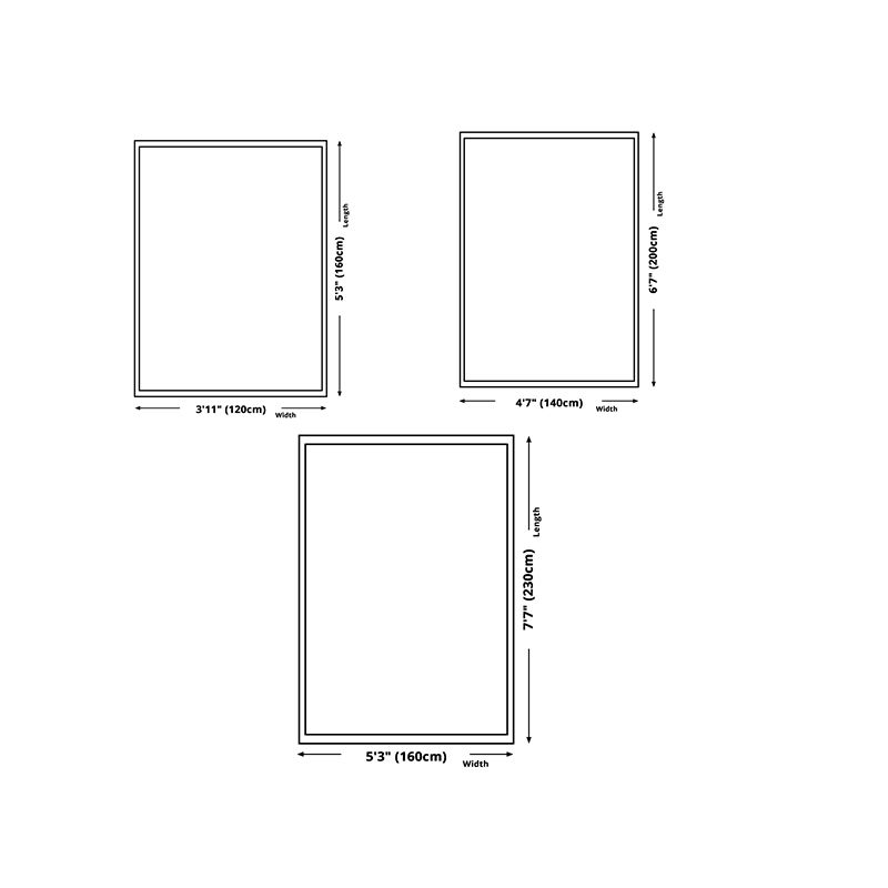 Grey Striped Carpet Modern Polyester Carpet Washable Carpet for Drawing Room