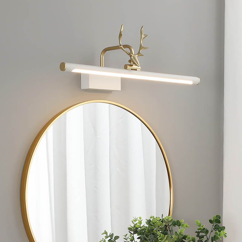 Minimalistische wandkandelspiegel Mirror Lichtwand gemonteerd eenvoudige wandlampwetsen voor toilet