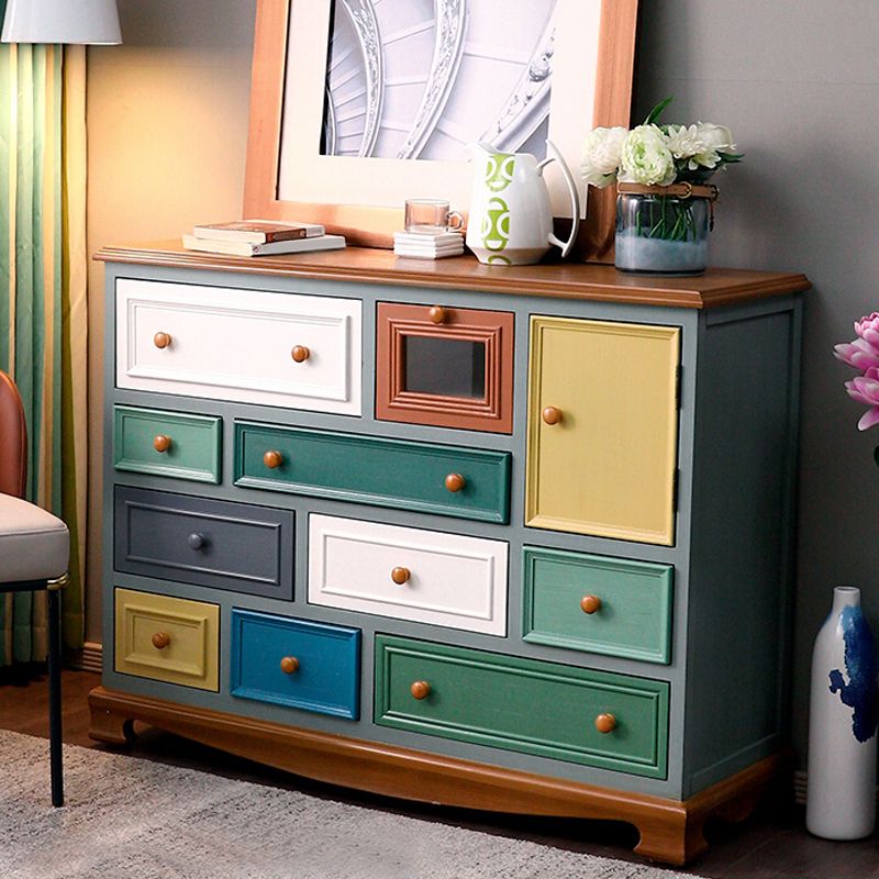 Wooden Storage Chest Vintage Bedroom Storage Chest Dresser with 10 / 12 Drawers