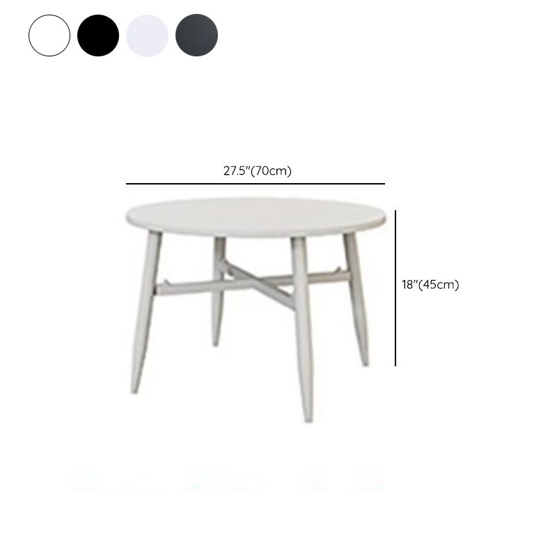 Industrial Matte Finish Finish End Table Metal Water Resistant Side Table