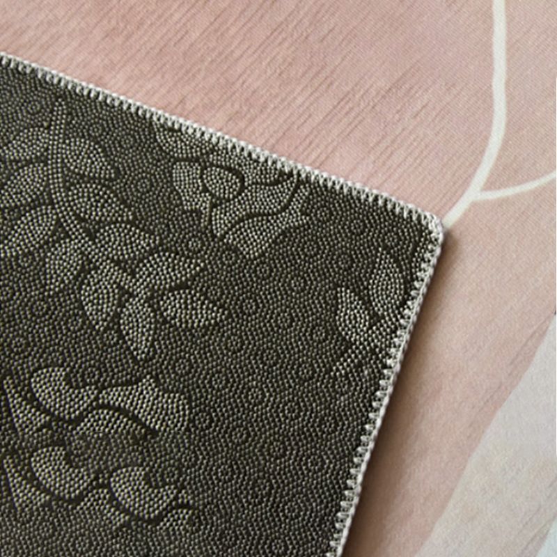 Multicolor Simple Area Rug Polyester Irregular Print Rug Non-Slip Backing Indoor Rug for Living Room