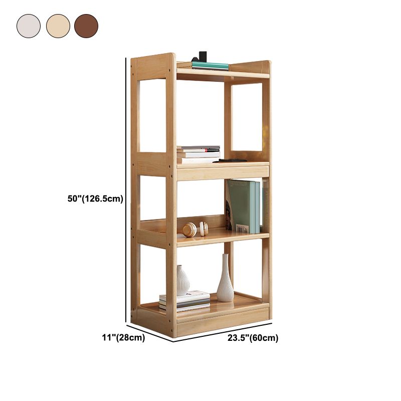 Open Shelf Storage and Display Shelves Bookcase Modern Wooden Bookshelf for Living Room