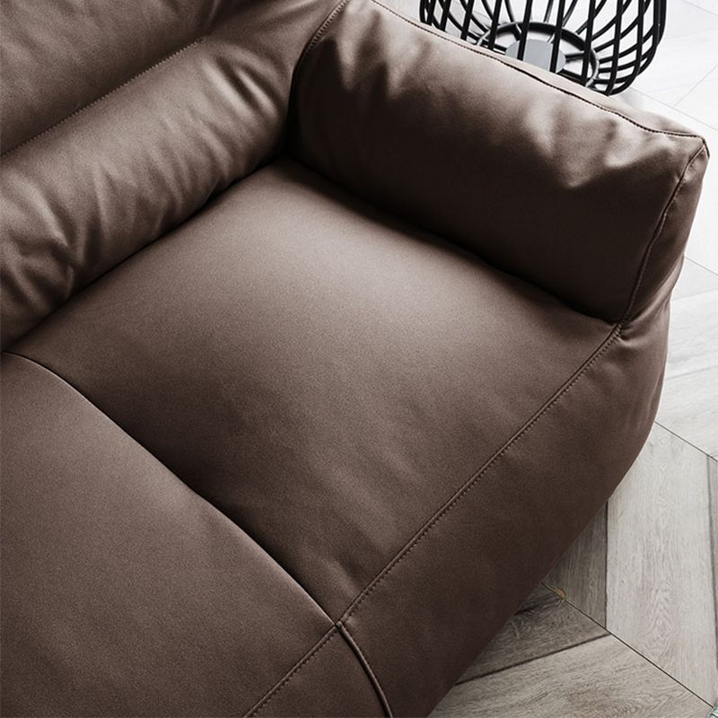 Pillow Top Arms Accent Armchair with Sewn Pillow Back for Living Room, Bedroom