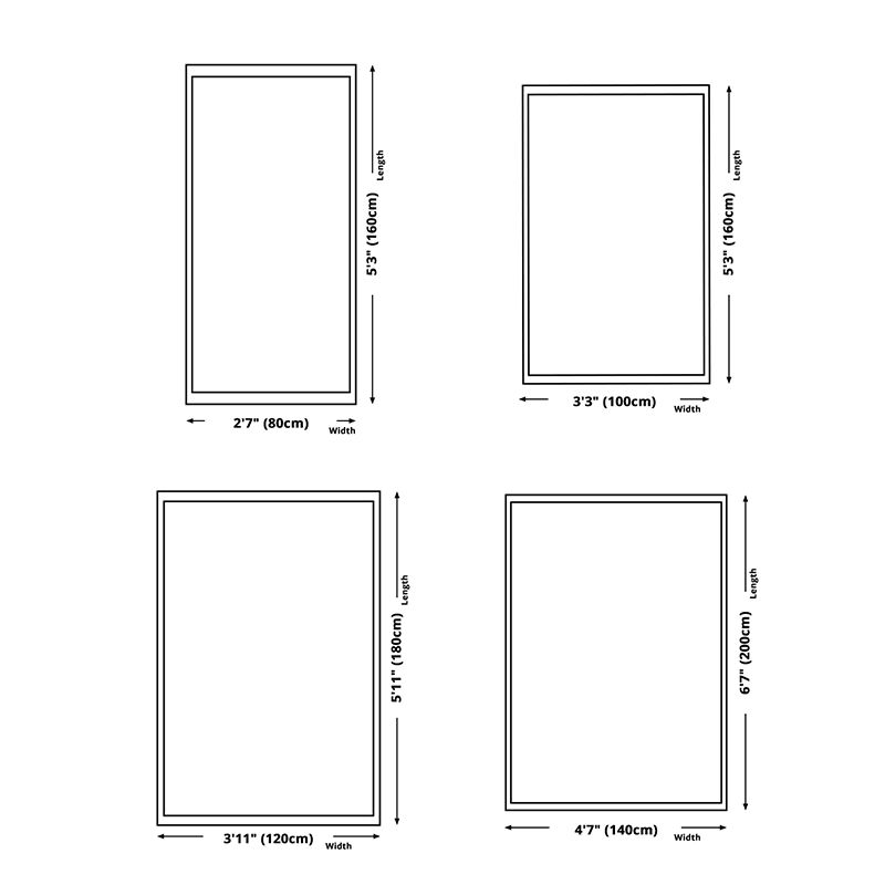 Green Modern Area Carpet Leaf Pattern Polyester Area Rug Stain Resistant Rug for Living Room