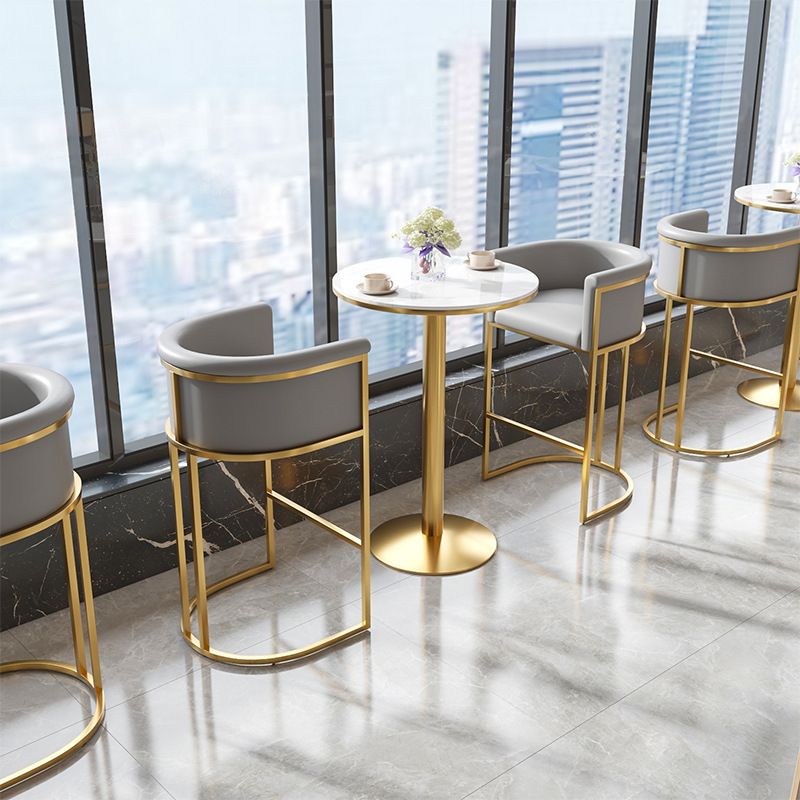 Sintered Stone Bar Table Traditional Luxury Dining Table for Kitchen Living Room