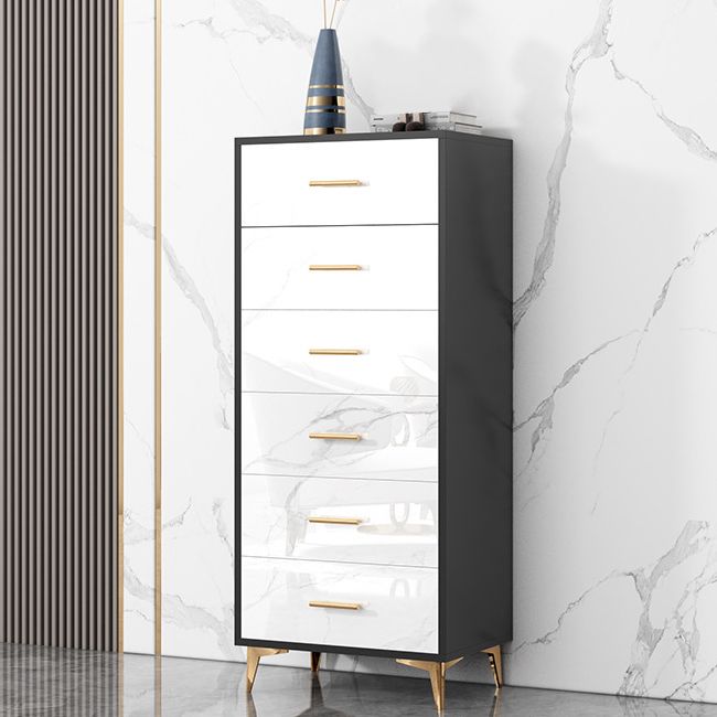 Modern Dresser Manufactured Wood Storage Chest Dresser with 3/4/5/6 Drawers