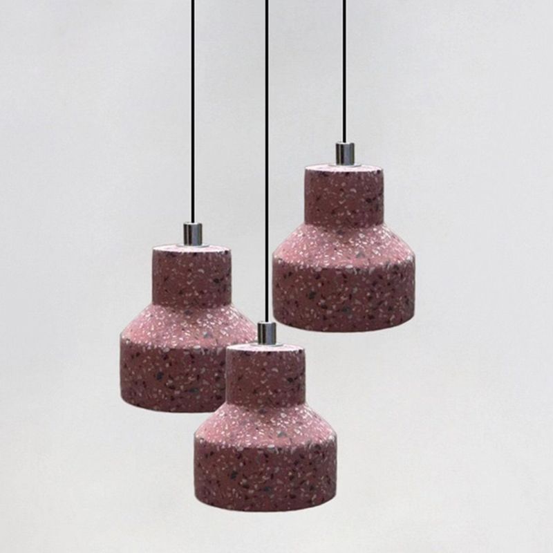 Plateau de pendentif ombré en pierre Style moderne suspendu pendant pour le salon