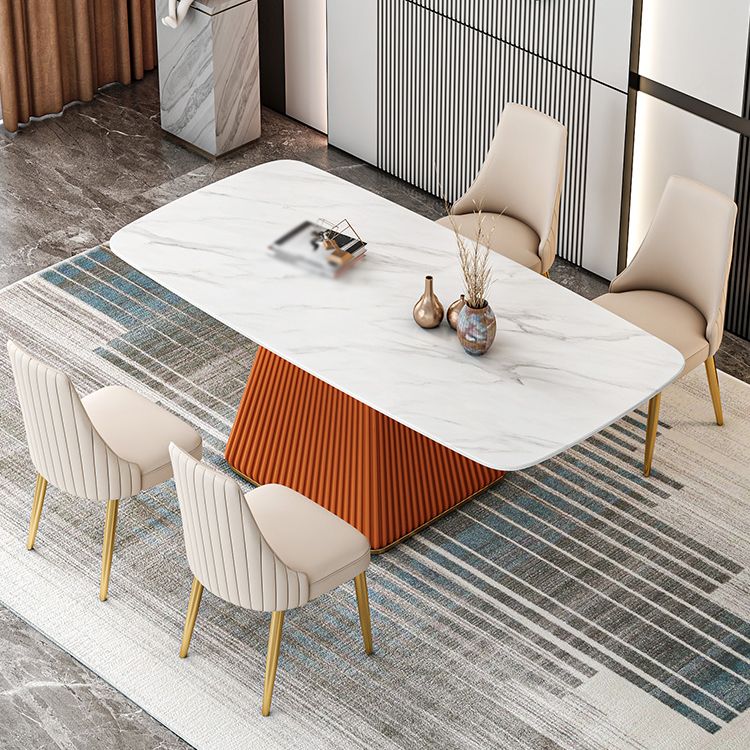 Nordic 1/2/5/7 Pieces Rectangle Dining Set Sintered Stone Dining Table Set