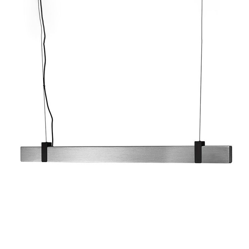 Rectangle 1 - Light LED Kitchen Island Fixture Metal Contemporary Ceiling Pendant