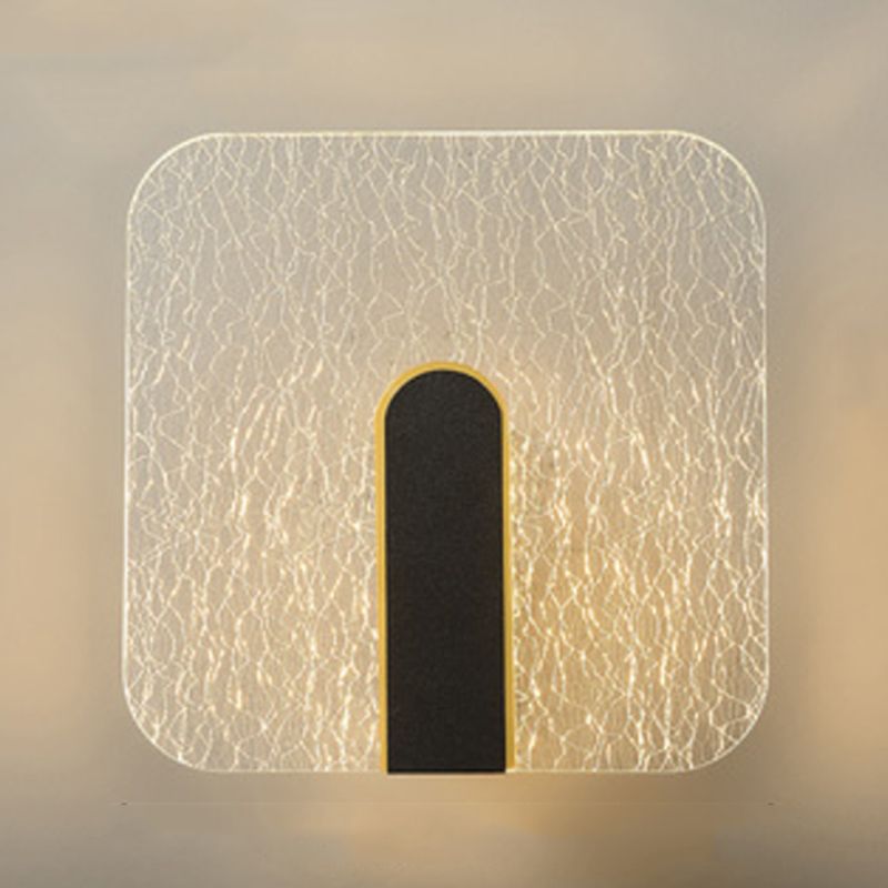 Splique de pared geométrica acrílica Luz LED de luz LED de lujo para escaleras para escaleras