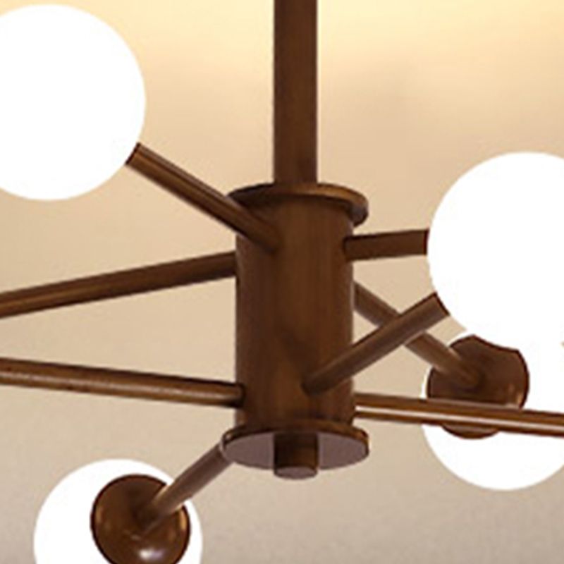 Creative Simplicity Wooden Pendant Lighting for Drawing Room Coffee Shop