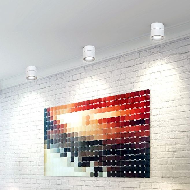 Modern Simple Style Metal Ceiling Light Adjustable Cylinder Shape Ceiling Lamp for Bedroom