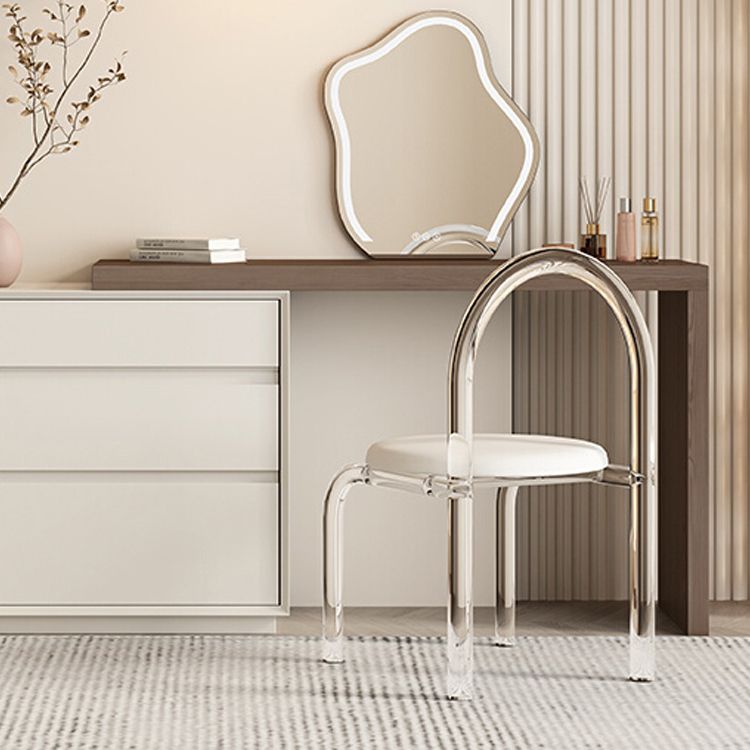 Traditional Makeup Vanity Desk Wooden Bedroom Make-up Vanity with Drawer