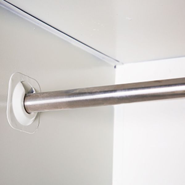 Metal Contemporary Cabinet for Home Grey Hinged Door Storage Cabinet