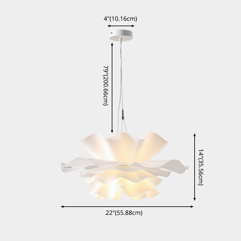 Contemporary 1 Head Acrylic Pendant Light Fitting Suspension Lighting Fixture for Cafe