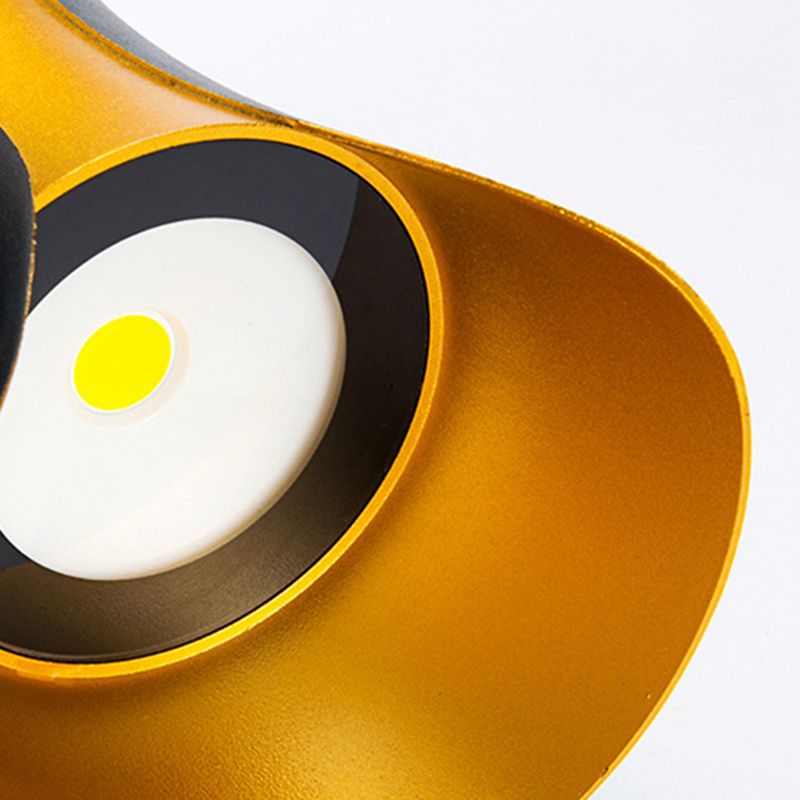 Courte de mur en forme de sablier en aluminium Courté postmoderne a conduit à la lumière