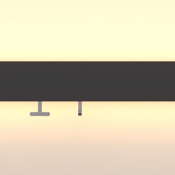 Rechteck Wandleuchte moderne LED -LED -Schlafzimmer -Wandlampenvorrichtung (ohne Ornamente)