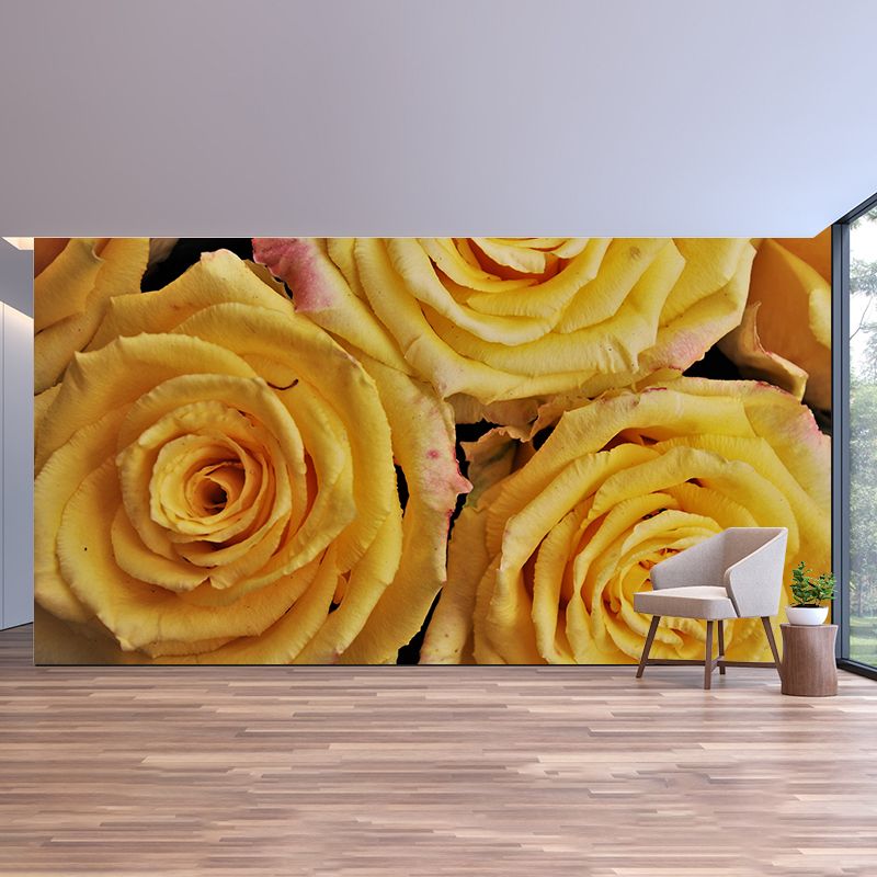 Flowers Photography Wallpaper Environment Friendly Mildew Resistant Indoor Wall Mural
