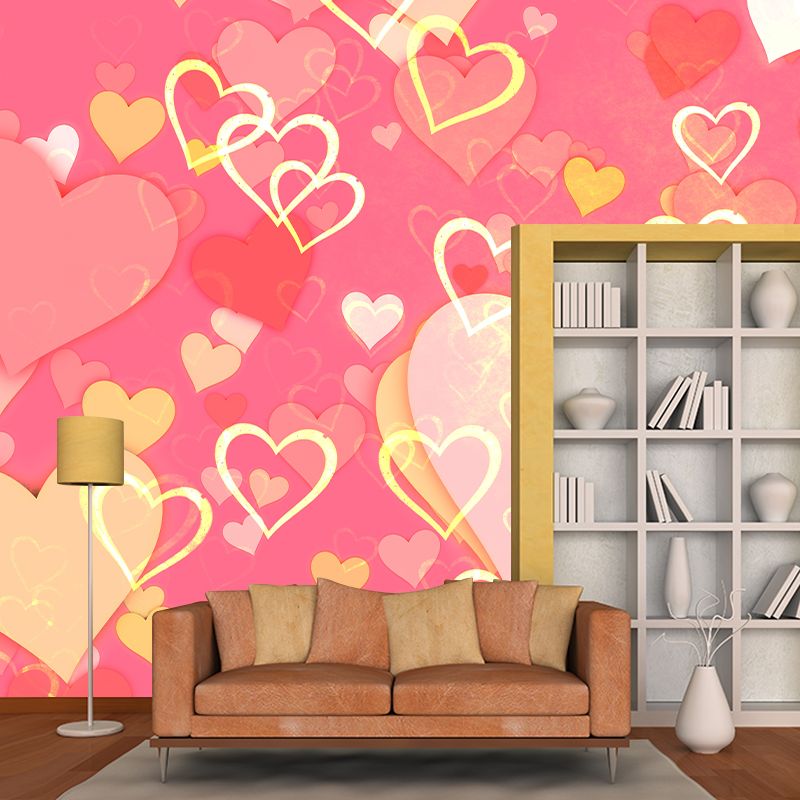 Modern Illustration Mural Wallpaper Abstract Sitting Room Wall Mural