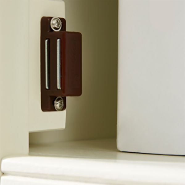 Contemporary Wooden Standard Bookcase Closed Back Bookshelf for Home Office