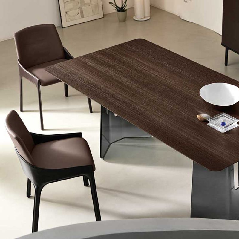 Chaise de salle à manger moderne en métal, chaise d'appoint Parsons de 20 pouces de large pour la cuisine