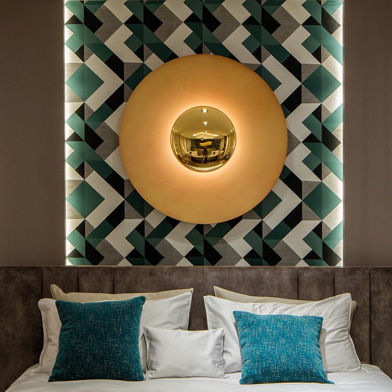 Lampes murales circulaires de style moderne métal 1 les idées d'éclairage mural clair