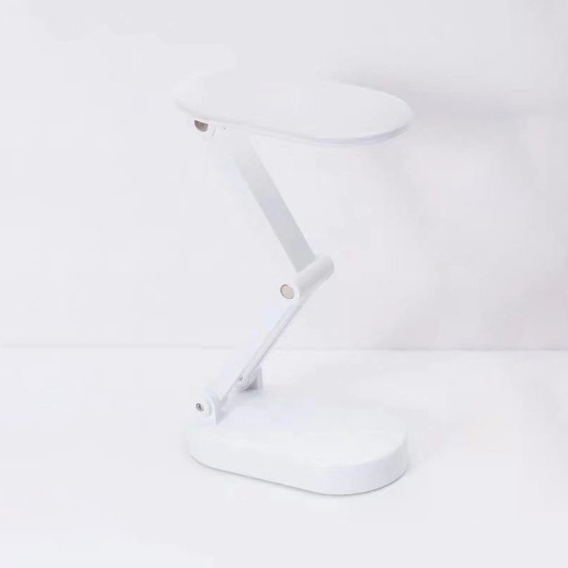 Modern Folding Table Lamp With USB Port Oval Touch-Sensor Control Table Light