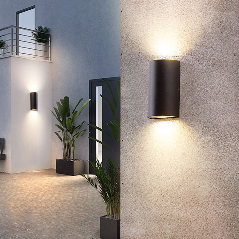 Multi -Lichter Geometrische Wandmontage moderner Metallwandscheibe in Schwarz