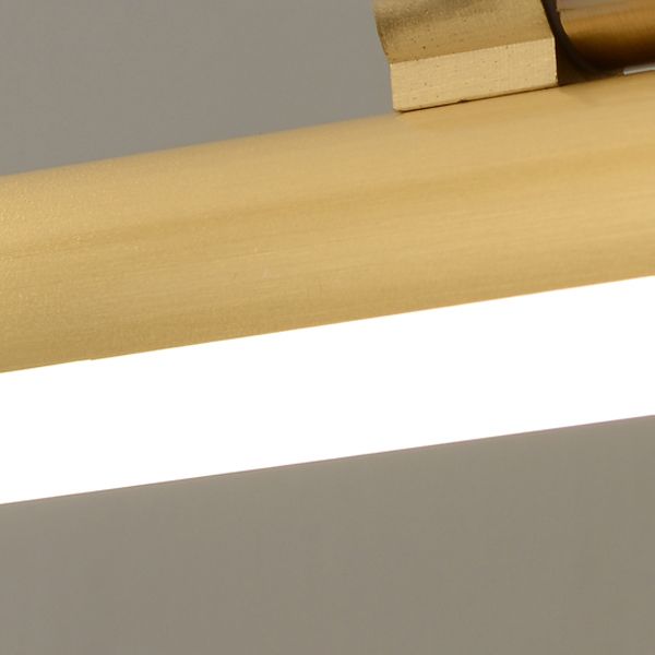 Modern Linear Vanity Light Fixture Copper Vanity Mirror Lights with Acrylic Shade