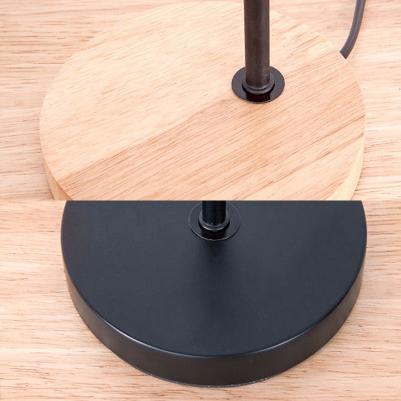 No Shade Design Table Light Simplicity Metal Single-Bulb Bedroom Night Stand Light