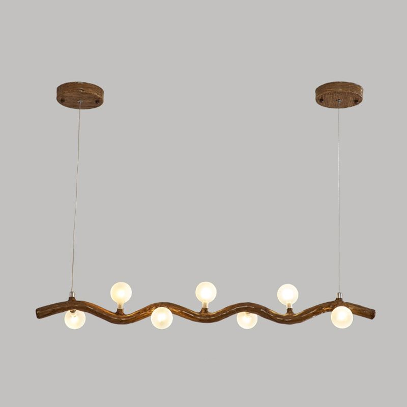 Glass Island Lighting Fixture Contemporary Pendant Lighting Fixture