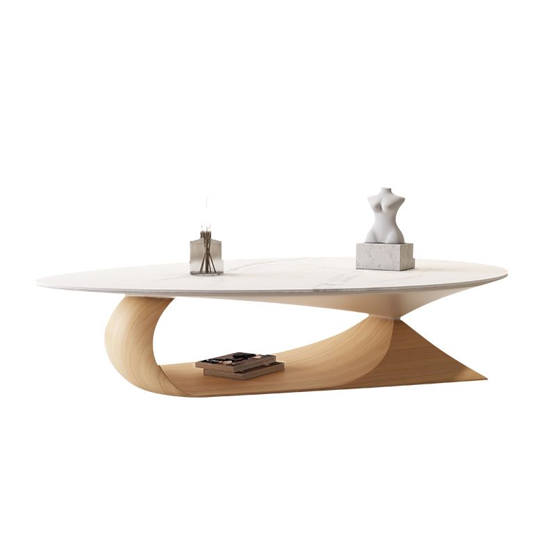 Modern Abstract Coffee Table Slate Geometric Coffee or End Table